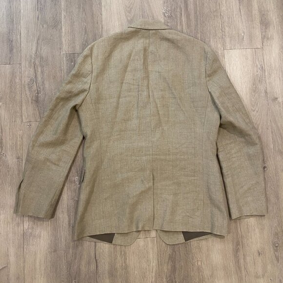 Banana Republic Slim Fit Linen Blazer 40R – Oatmeal Beige - Picture 5 of 10